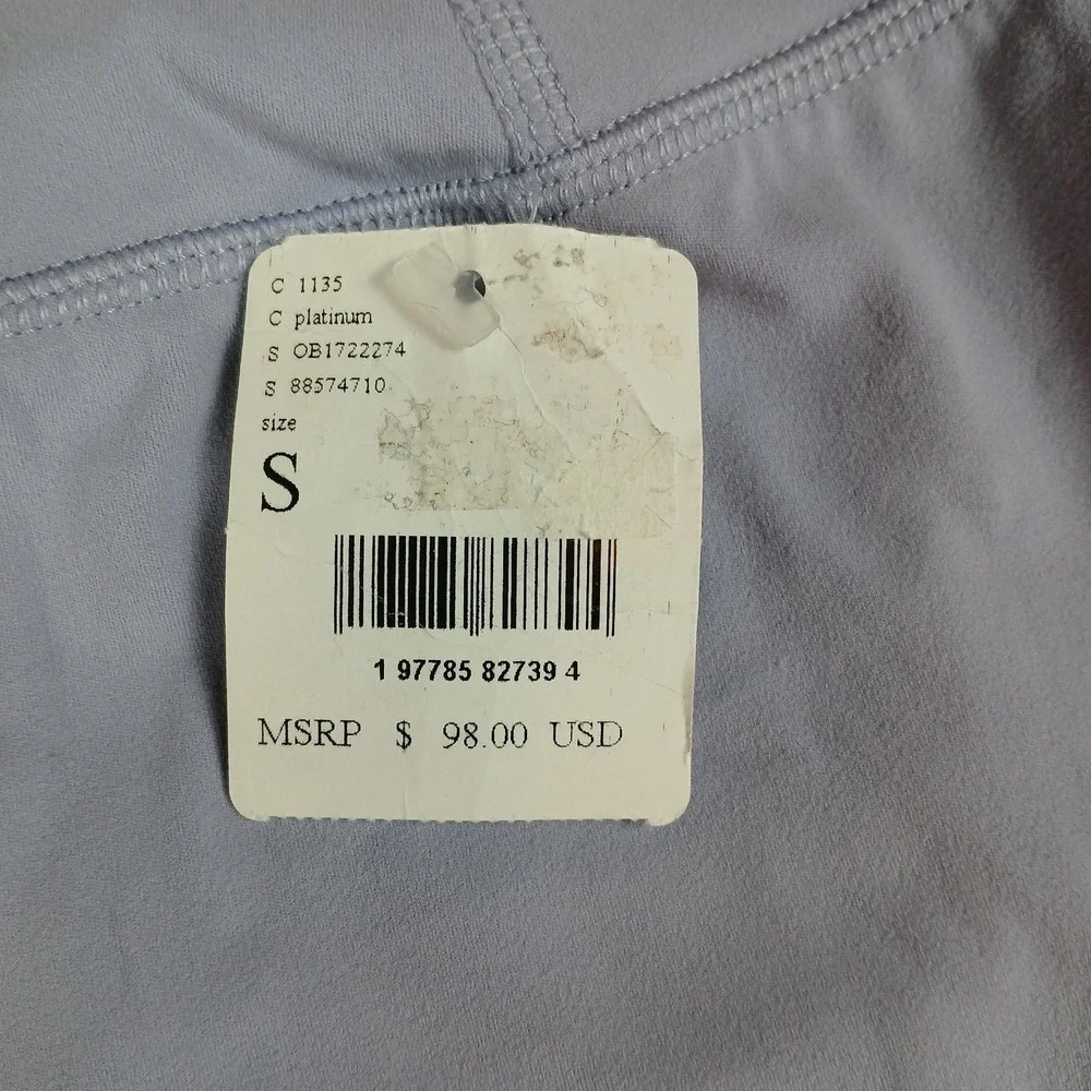 NWT Free People Movement Women's Small FP Never Better Leggings in Platinum Tint